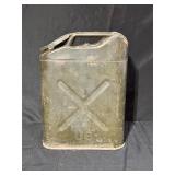 US Military-Style Green Metal Jerry Can
