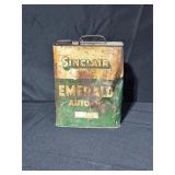 Sinclair Emerald Auto Oil Metal Can