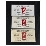 3 United States Army Plaques