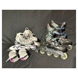 Set of Two Inline Rollerblades