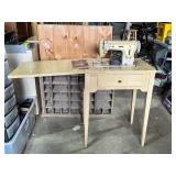 Singer Model 237 Sewing Machine with Cabinet