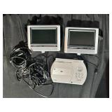 Dual LCD Screen Mobile DVD Theater