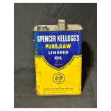 Spencer Kelloggï¿½s Linseed Oil Tin