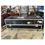 Black Road Case with Interior Foam Lining