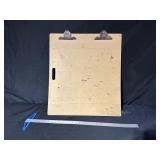 Artist Drawing Board with Clips and Ruler