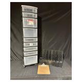 Plastic Storage Tower with Accessories