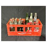 Coca-Cola Crate With Assorted Bottles