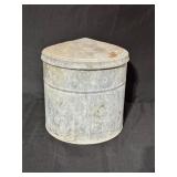 Galvanized Metal Storage Can with Lid
