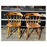 Wooden Spindle Back Chairs