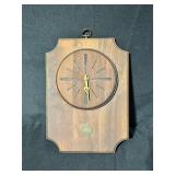 Grote Wall Clock With Wooden Face