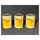 3 Exxon Superflo ATF Cans