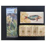 Decorative Flag and Ceramic Plate Set