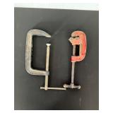 Two Metal Clamps