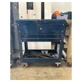 Blue Companion Tool Cart on Casters