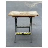 Metal and Wood Portable Work Bench