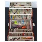 Vintage UMCO 1976 Tackle Box with Contents