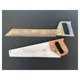 Two Hand Saws by Lenox and Fast Cut
