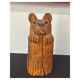 Bear Tree Stump Carving