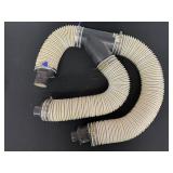 4-Inch Y Connector with Flexible Hoses