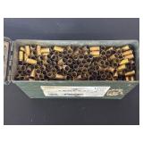 Metal Ammunition Box With Empty Cartridges