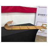 Gladding Wooden Sled with Chain Supports