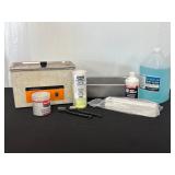 Ultrasonic Cleaning System With Supplies