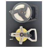Two Measuring Tape Reels