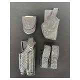 Leather Basketweave Duty Gear Set