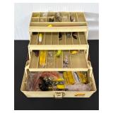 Plano Fishing Tackle Box with Contents