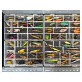 Fishing Lure Set in Multi Tackle Carrier