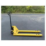 Yellow Manual Pallet Jack with Handle
