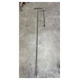 Two Metal T-Handle Tools