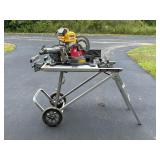 DeWalt DHS790 Miter Saw with Ridgid Stand