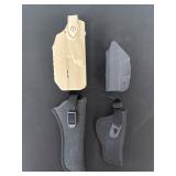 Four Holsters from Various Brands