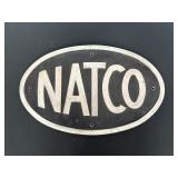 Natco Oval Metal Sign