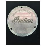 Indian Motorcycle Co. Round Metal Plaque