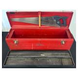 Craftsman Toolbox With Vermont American Saw