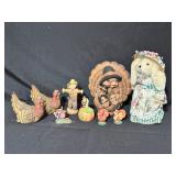 Decorative Fall and Thanksgiving Figurines
