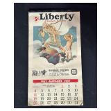 1937 Liberty Calendar