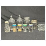 Clear Glass Jars and Containers