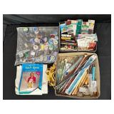 Sewing and Knitting Lot With Accessories