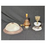 Vintage Light Fixtures Set