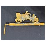 Metal Silhouette Carriage Weathervane