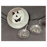 Tin Halloween-Themed Decor Items