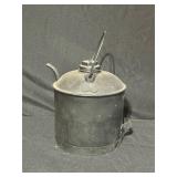 Eagle Black Metal Oil Can with Handle