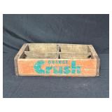 Vintage Orange Crush Wooden Crate