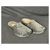 Black Wooden Clogs