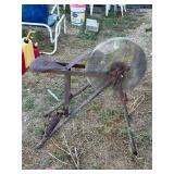 Vintage Pedal-Operated Grinding Wheel