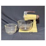 Sunbeam Mixmaster Stand Mixer with Glass Bowls