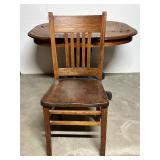 Wooden Slat Back Dining Chair